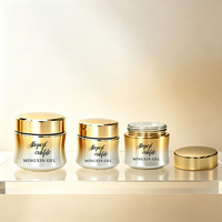 Vente en gros de pots en verre pour crème 30g 50g, contenants cosmétiques vides pour l'emballage de crème pour le visage