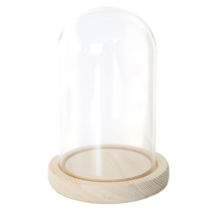 Cúpula <span class=keywords><strong>de</strong></span> vidrio transparente Cúpula <span class=keywords><strong>de</strong></span> vidrio decorativa Cúpula <span class=keywords><strong>de</strong></span> vidrio con base <span class=keywords><strong>de</strong></span> madera - Product Image 6