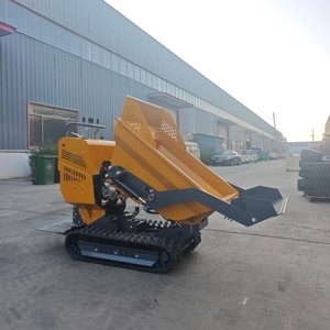 Minidumper Cingolato con Motore Diesel, Capacità di Carico 500kg, <span class=keywords><strong>Ribaltabile</strong></span> Idraulico, Pompa Motore, Nuovo Standard Euro 5 - Product Image 4