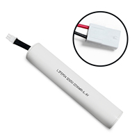 Baterai Pengganti Lampu Darurat JINTION 6.4V 2200mAh LiFePO4 untuk B092T TU, Dikemas dalam Tabung Plastik 3 Kabel