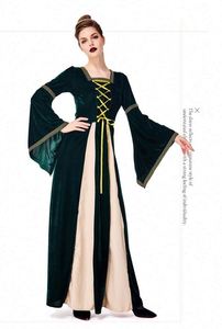 Costumes médiévaux européens, robe de cour aristocratique rétro, costumes d'Halloween, costume de scène pour adultes - Product Image 2
