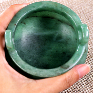 Wholesale Natural Crystal Tripod Healing Raw Stone Green Aventurine Incense Line Incense Burner Censer Cafts for <strong>Burn</strong> Incense - Product Image 4