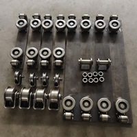 Roues de guidage pour plateforme élévatrice de fret 1M 3T, accessoires de poulie, rails en acier profilé H, I, et en U, 0.5M 0.75M