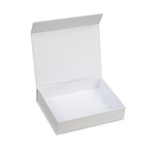 Custom Luxury Magnetic <b>Black</b> Satin Lined Gift <b>Box</b> with Embossing Matt Lamination Gold Foil Stamping Clear PVC Window - Product Image 1