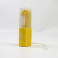 Senter saku Mini, lampu senter LED strobo 2 dalam 1, lampu senter saku Mini isi ulang daya