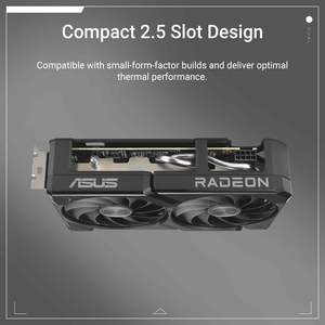 Tarjeta Gráfica Dual Radeon RX 9060 XT de 16 GB GDDR6, PCIe 5.0, HDMI 2.1b, DisplayPort 2.1a, Ranura 2.5, Ventilador Axial Tech, Venta al Por Mayor - Product Image 2