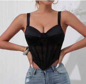 Tute bianche senza maniche breast <span class=keywords><strong>Bustier</strong></span> Sexy biancheria intima da donna - Product Image 4