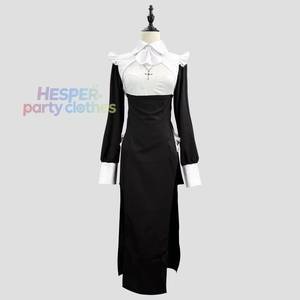 Costume de nonne sexy grande taille pour Halloween, cosplay d'anime, robe d'infirmière et de demoiselle d'honneur - Product Image 1