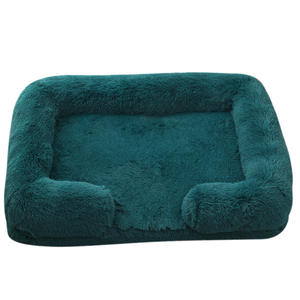 Casa para Perros, Rectangular, de Felpa Sólida, Cama para Mascotas de Invierno, Lavable a Máquina, en Caja - Product Image 6