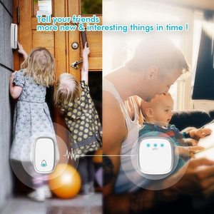 36 Chuông 4 Mức Âm Lượng Không Thấm Nước <span class=keywords><strong>Dingdong</strong></span> Chuông Cửa Kit Với 1000 Feet Phạm Vi Không Dây Chuông Cửa - Product Image 4