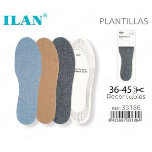 Solette Ritagliabili Ilan 36-45 Taglia Regolabile per Calzature - Product Image 1