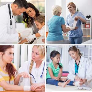 Laris Perban Pertolongan Pertama Pbt Elastis Dapat Bernafas Pembalut Luka Sekali Pakai Keselamatan Profesional Medis - Product Image 6