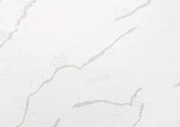 Comptoirs en surface solide acrylique coréenne personnalisée, blanche, en pierre de quartz marbrée, plans de travail de cuisine en quartz pour la cuisine