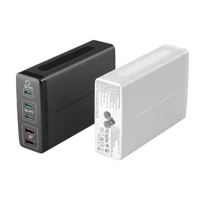 Pengisi daya Laptop adaptor daya dinding, pengisi daya Cepat dinding USB 245W 3C2U PPS PD3.0 untuk ponsel dan Tablet GAN