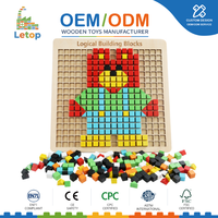 Jeu de blocs en bois Montessori pour la logique et le tri, jouet éducatif pour tout-petits, idéal pour l'apprentissage préscolaire et comme cadeau amusant