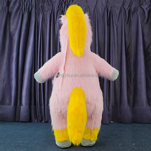 Inflatable Unicorn <strong>Horse</strong> Adult Unisex <strong>Mascot</strong> <strong>Costume</strong> for Mardi Gras Carnival - Product Image 5