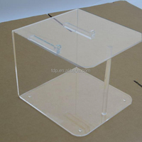 Guangdong usine plexiglas porte verrouillable Led éclairage jouet modèle figure boîte acrylique pour l'affichage de lunettes VR modèle échantillon
