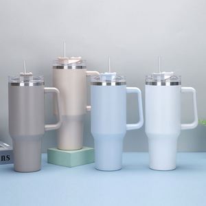 Gobelet de voyage H1.0 pour voiture, 40 oz, à double paroi isolée, avec couvercle, paille et base antidérapante, personnalisable avec logo ODM - Product Image 5