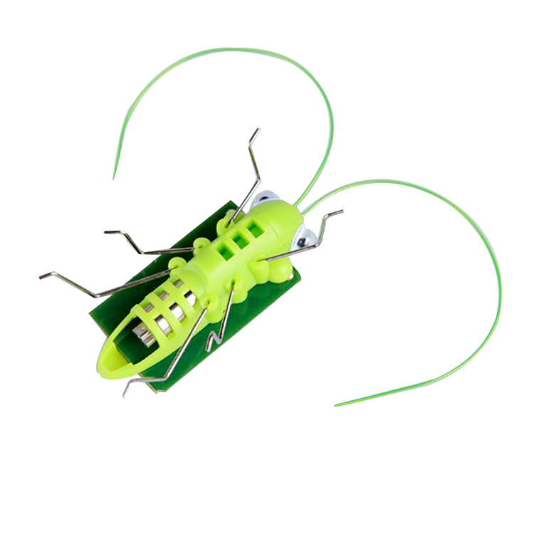 Кузнечик на солнечной энергии, игрушка-робот, Обучающие уличные детские игрушки, подарки, игрушки на солнечной энергии зеленого цвета для детей