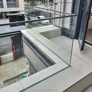 Ringhiera in Vetro <span class=keywords><strong>per</strong></span> Balcone da Esterno a Prezzo di Fabbrica, Recinzione in Vetro Temperato con Supporti in <span class=keywords><strong>Acciaio</strong></span> Inox 304/316 - Product Image 6