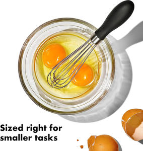 Batidor de Huevos Utilitario con Cabeza de Acero Inoxidable y Mango de PP, Bien Equilibrado y Resistente - Product Image 2