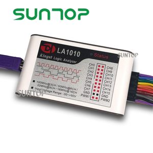 Analyseur logique LA1010 USB 16 canaux d'entrée <span class=keywords><strong>100MHz</strong></span> avec logiciel PC anglais Instrument portable, prise en charge de Windows - Product Image 1
