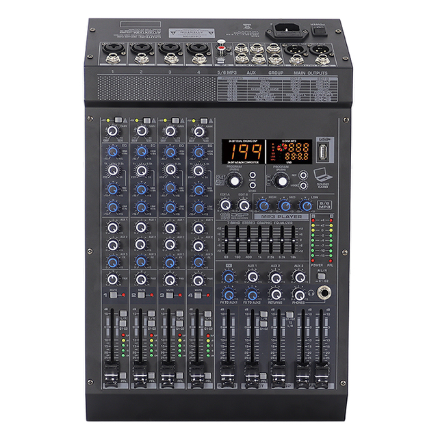 Professional 4-channel FIX-4 with USB Playback Function and 199 SP Effects Suitable for Performance Use