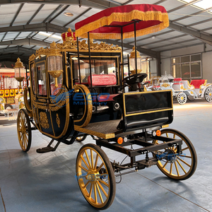 Attractions touristiques, mariage royal, véhicules vintage, chariot électrique de tourisme, chariot à chevaux, charrette royale - Product Image 2