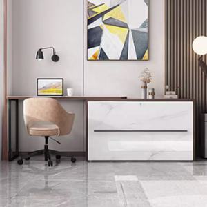 Lequan singola dimensione forte costruzione verticale montaggio MDF bordo Gas molla parete <span class=keywords><strong>letto</strong></span> <span class=keywords><strong>con</strong></span> scrivania da tavolo di scrittura - Product Image 4