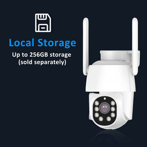 3MP Wifi Mini Tracking PT Cámara Función de detección humana Luz dual Micrófono incorporado y altavoz 256G hasta 100ft Cámara IP de red - Product Image 3