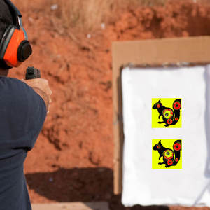 Papel de Objetivo Animal de Impacto Visual de 4 Pulgadas - 100 Piezas/Rollo para Tiro con Arco y Flecha de Ardilla - Product Image 5