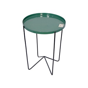 Customizable Modern Style Green Color <b>Round</b> Pure Metal Coffee <b>Table</b> for Indoor Outdoor Gym Use for Home Living Room - Product Image 2