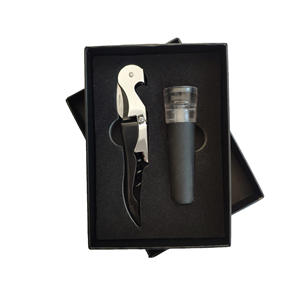 Ouvre-bouteille à vin avec coffret cadeau, décanteur en acier inoxydable, ouvre-bouchon à vis, accessoires de cuisine et de bar, tire-bouchon - Product Image 5
