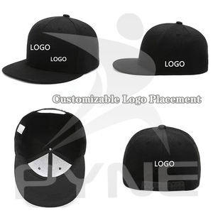 Casquette de baseball snapback personnalisée en gros avec logo 3D brodé pour hommes et femmes, casquette snapback à visière plate de haute qualité personnalisée à 6 panneaux - Product Image 2