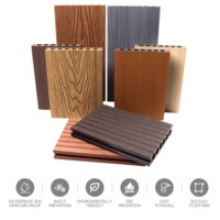 Planches de terrasse en composite WPC imperméables, résistantes et faciles à installer, de haute qualité, pour jardin