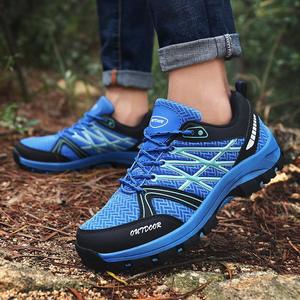Zapatos deportivos transpirables para exteriores, de malla, de caña baja, para senderismo, montañismo, botas de senderismo para hombre, zapatos deportivos para correr y senderismo. - Product Image 4