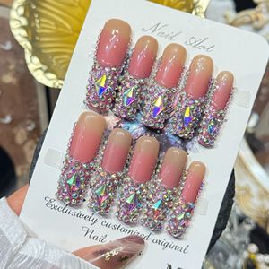 <span class=keywords><strong>Ongles</strong></span> artificiels pleine couverture style français populaires 2026 – <span class=keywords><strong>Faux</strong></span> <span class=keywords><strong>ongles</strong></span> faits main à presser, vente en gros - Product Image 4