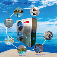Anti-corrosion En Acier Inoxydable Onduleur Piscine Pompe À Chaleur Déshumidificateur Air-Eau Piscines Chauffage Refroidissement Déshumidification