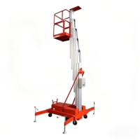 Plateforme élévatrice mobile électrique hydraulique 4m 6m 10m en alliage d'aluminium, véhicule de travail aérien, échelle, échafaudage électrique extérieur
