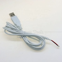 Cable Conector USB a Macho Personalizado a JST de 2 Pines, Paso de 1.0mm, 2.0mm, 1.25mm, SHR MX XH SH VH PH