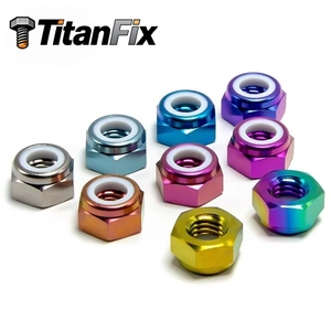 TitanFix Black Oxide Hex <b>Lock</b> Nuts M6-M12 Fully <b>Threaded</b> Self-Locking CNC Machined Metric Fasteners for General Industry Use - Product Image 4