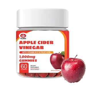 OEM Gummies au cidre de pomme pour perdre du poids Gummies amincissants Gummies aux suppléments de bonbons végétaliens avec vitamines