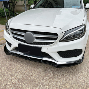For Mercedes Benz C Class W205 C180 C200 C260 AMG 2015-2018 Car Front Bumper Lip Diffuser Spoiler Body Kit Splitter Guard - Product Image 6