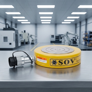 กระบอกไฮดรอลิก ENERPAC รุ่น SLM-10015 ขนาด 100 ตัน ระยะชัก 15 มม. แรงดัน 700 บาร์ 70 เมกะปาสคาล แบบบางพิเศษ สำหรับงานดันและยก - Product Image 1