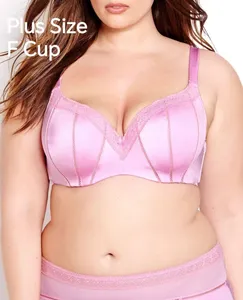 Personalizado Private Label Bras Tamanho Grande Bra Mulher F Cup