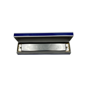 <span class=keywords><strong>Harmonica</strong></span> diatonique professionnel Seasound 20 trous en Do, durable/éco-responsable, gobelet doré JH020, plastique ABS, cuivre, argent, résine - Product Image 2