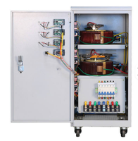 Stabilisateur de tension automatique monophasé vertical SVC-15KVA, contrôle numérique par CPU, transformateur toroïdal en cuivre, entrée 140-260V