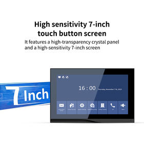 Vidéophone intelligent <span class=keywords><strong>F1</strong></span>+3*V7S 1080P avec écran tactile 7 pouces, résistant à l'eau et installation facile pour villas - Compatible avec l'application Tuya - Product Image 4