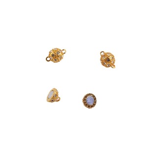 Pendentif magnétique en forme de boule de strass multicolore de 14mm, avec trou de suspension, pour la fabrication de bracelets, accessoires de bijoux - Product Image 5
