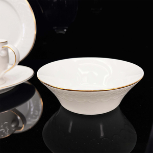 Vaisselle <span class=keywords><strong>de</strong></span> luxe 8/10 pouces en <span class=keywords><strong>porcelaine</strong></span> <span class=keywords><strong>blanche</strong></span> <span class=keywords><strong>et</strong></span> <span class=keywords><strong>or</strong></span>, assiettes <span class=keywords><strong>et</strong></span> bols en gros pour restaurants, services <span class=keywords><strong>de</strong></span> <span class=keywords><strong>table</strong></span> en céramique - Product Image 3
